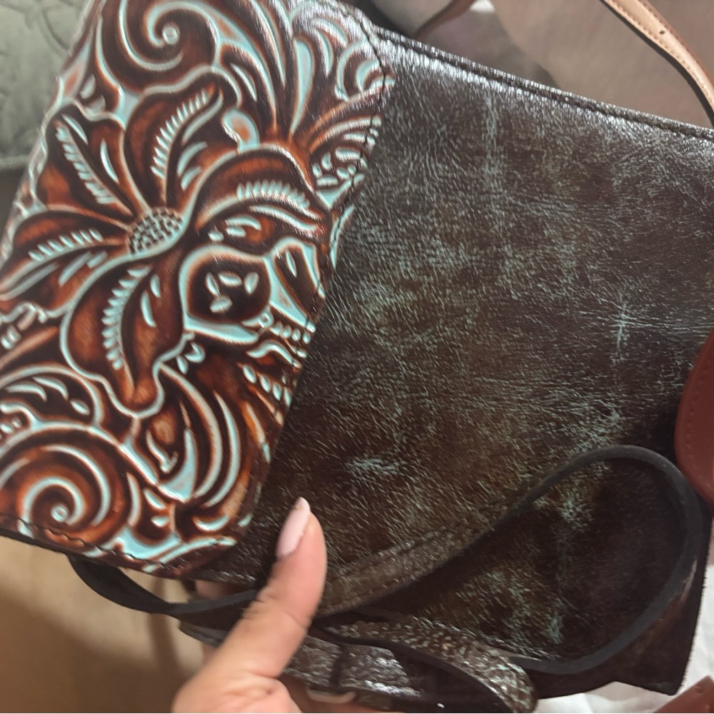 Patricia Nash Embossed Leather Handbag